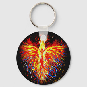 Phoenixsteigende Schlüsselkette Schlüsselanhänger