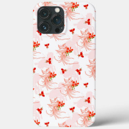 Phoenixvogel und Phoenix-Blume Nahtloses Muster Case-Mate iPhone Hülle