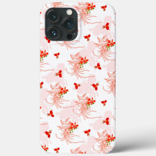 Phoenixvogel und Phoenix-Blume Nahtloses Muster Case-Mate iPhone Hülle