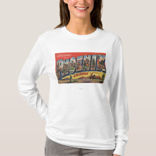 Phoeniz, Arizona - große Buchstabe-Szenen T-Shirt