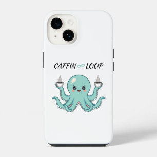 Phone Case - Octopus Coffee Design iPhone 14 Hülle