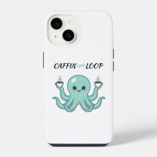 Phone Case - Octopus Coffee Design iPhone 14 Hülle