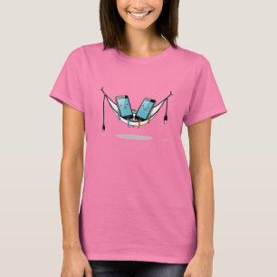 Phone Hammock T - Shirt   Funny Tech Lover T-Shirt