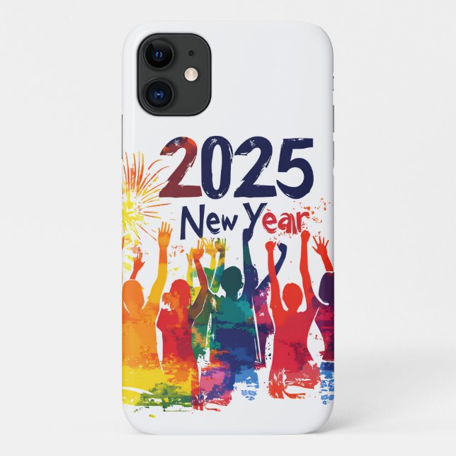 Phone Requories New Year 2025 Case-Mate iPhone Hülle (Rückseite)
