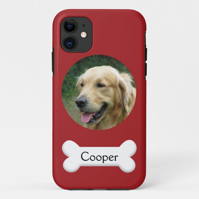 PhoneCase - kundenspezifisches Foto und Name des Case-Mate iPhone Hülle (Rückseite)