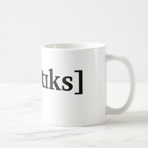 Phonetik in IPA. Schwarz Kaffeetasse