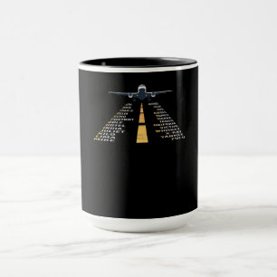 Phonetische Aphabet Pilot Cadet Flugzeuggeschenk Tasse