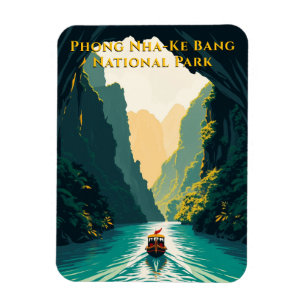 Phong Nha Vietnam River Travel Magnet