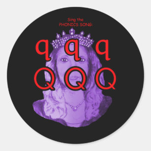 Phonik-Aufkleber Runder Aufkleber