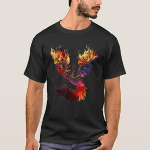 Phönix-Feuer-Vogel-Wiedergeburt erhebt sich aus As T-Shirt