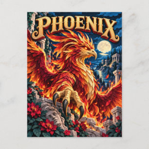 Phönix, Paper Cut Monster Postkarte