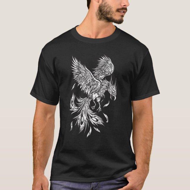 Phönix-Vogel-Mythische Kreatur, die aus T-Shirt (Vorderseite)