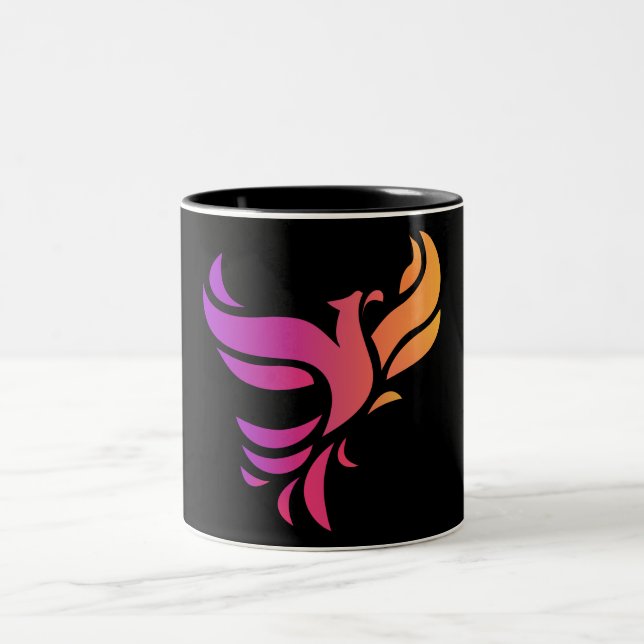 Phönix Zweifarbige Tasse (Mittel)