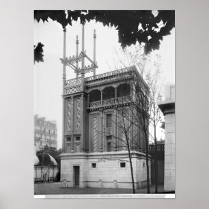 Phönizisches Haus, universelle Ausstellung, Paris Poster