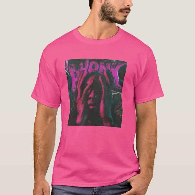 Phonk Album Cover Art Ästhetik 1 T-Shirt (Vorderseite)