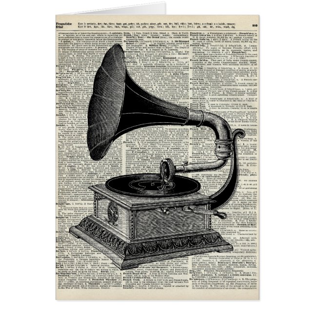 Phonographe vintage (Devant)