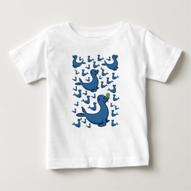 Phoque T-shirt bébé (Devant)