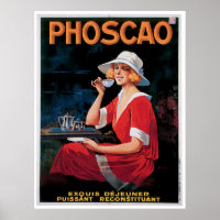 Phoscao Vintage Schokolade Getränk und Kunst