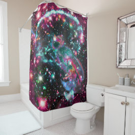 Phosphorescence-Star-Außenduschvorhang Duschvorhang