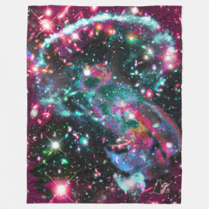 Phosphorescence Star Field Fleece Blanket