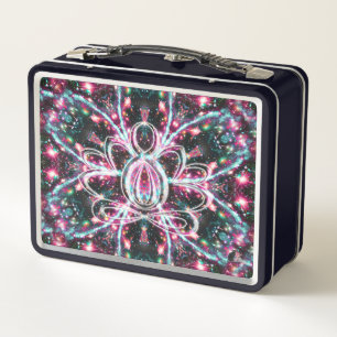Phosphoreszenz Zen Lotus Metall Brotdose