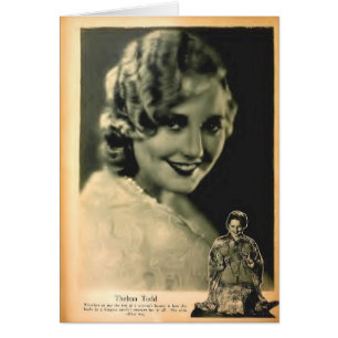 Photo 1928 de magazine de film de Thelma Todd