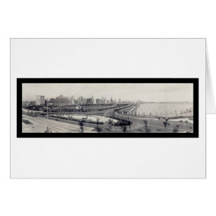 Photo 1938 de bord du lac de Chicago