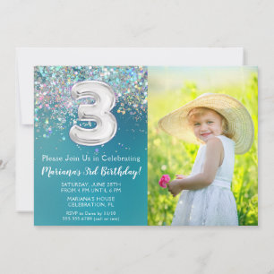 Photo 3e anniversaire Invitation Parties scintilla