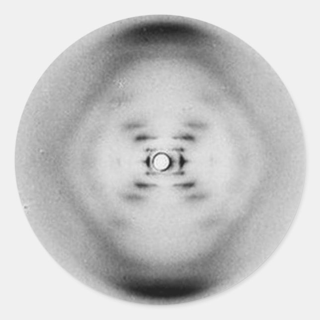 Photo 51 par Rosalind Franklin | Sticker ADN (Devant)