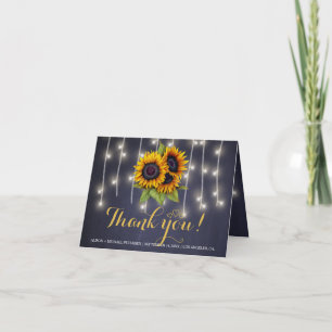 PHOTO à l'intérieur de tournesols rustiques merci