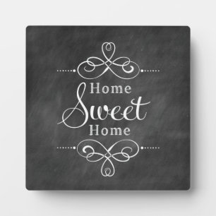 Photo Accueil Sweet Home Plaque