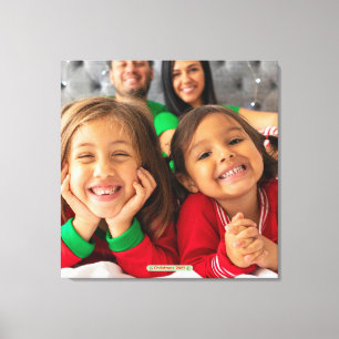 Photo Amusant Vie Souvenirs Faux Toile Enveloppée