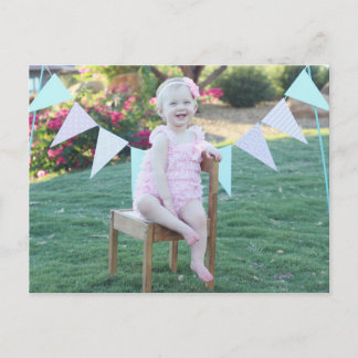Photo Anniversaire Carte de remerciements
