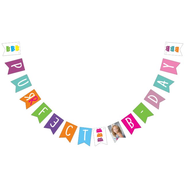 Photo Anniversaire Drapeaux de Bunting (Tout)