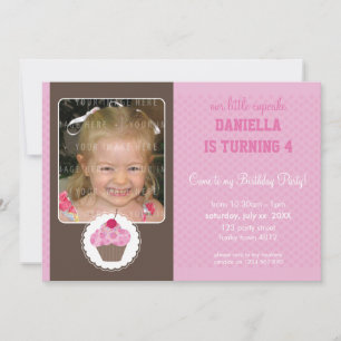 PHOTO ANNIVERSAIRE INVITATIONS :: cupcake 3L