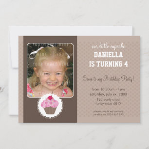 PHOTO ANNIVERSAIRE INVITATIONS :: cupcake 7L