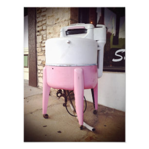 Photo antique de machine à laver