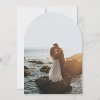 Photo Arch Shaped Wedding Invitation Einladung