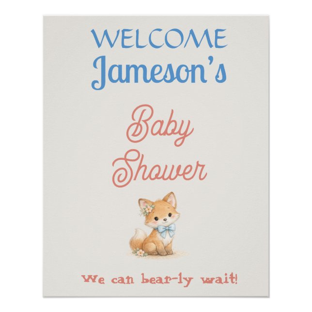 Photo Backdrop Family Gathering Keepsake | Elegant Poster (Vorderseite)