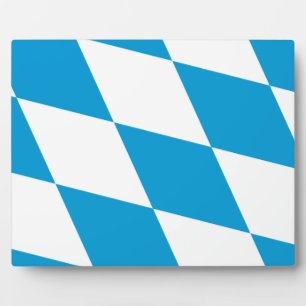 Photo Bavière, Allemagne Plaque Drapeau