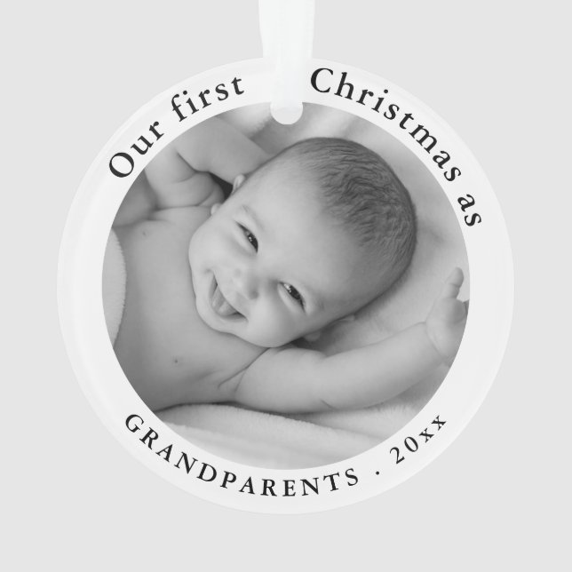 Photo bébé | Notre premier Noël en tant que grands (dos)