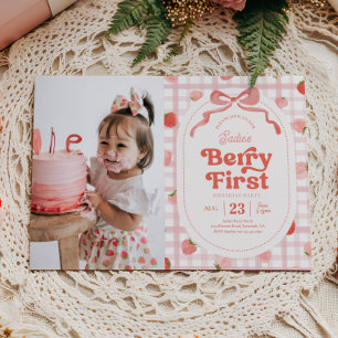 Photo Berry Invitation d'anniversaire
