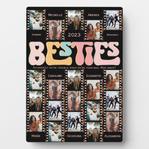 Photo Bestie Film Reel Movie Trendy Image Frame Plaque