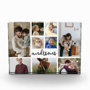 Photo Bloc de photos de famille personnalisé en collage