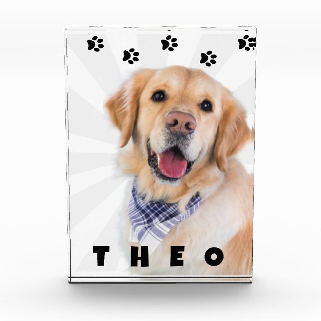 Photo Block Pet dog cat name  (Vorderseite)