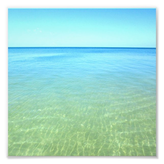 Photo Blue & Green Ocean Water (Devant)