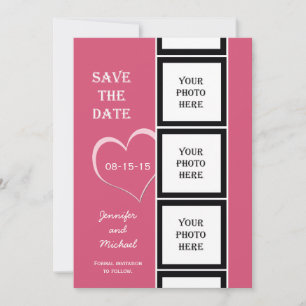 Photo Booth Enregistrer la carte Date Invitation