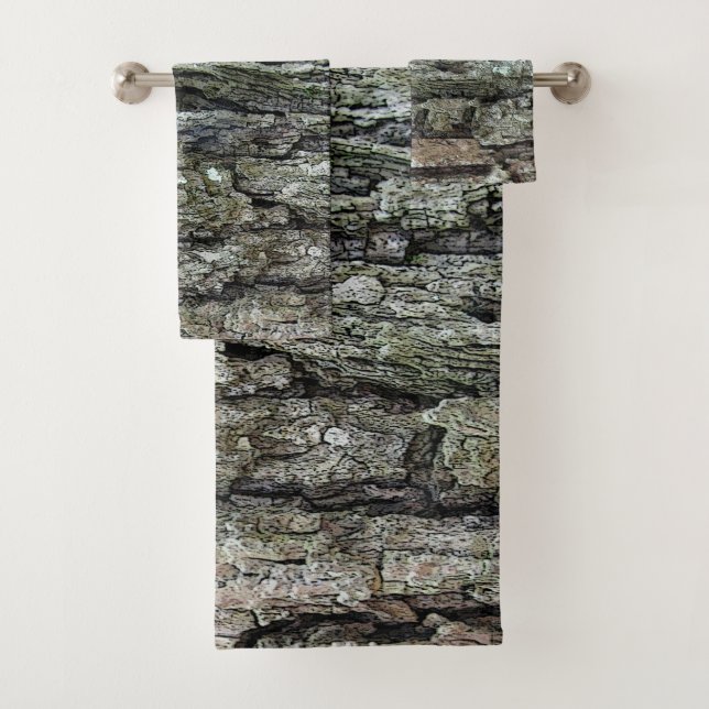 Photo botanique d'écorce de pin de nature (En situation)