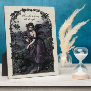 Photo Byron "She Walks in Beauty" Poésie 8x10 Art Plaque