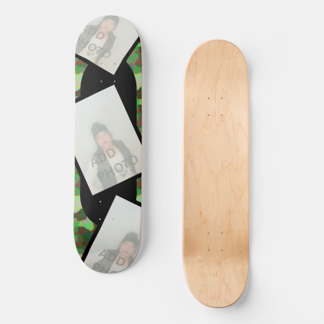Photo Camouflage Skateboard (Recto)